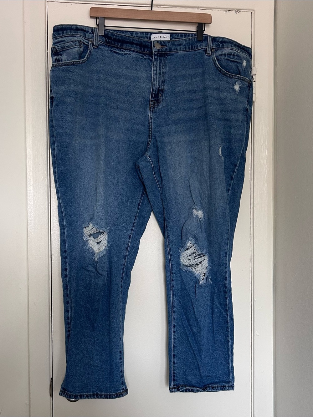 Lane Bryant Signature Fit Flex Magic Waistband Mid Rise Boyfriend Jeans